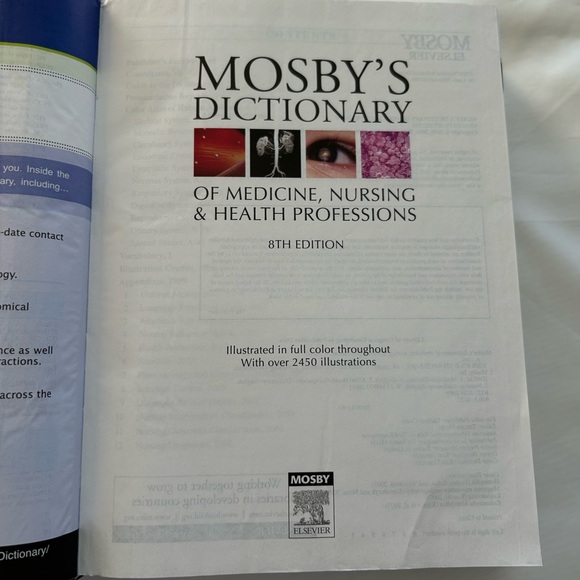 Mosby's Dictionary of Medicine, Nursing and Health Professions 8th Edition - Picture 2 of 12